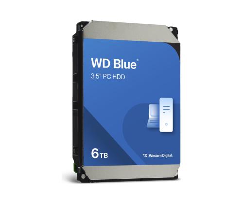WD Blue 6TB SATA 3,5 tuuman PC 6 Gb/s -kiintolevyasema