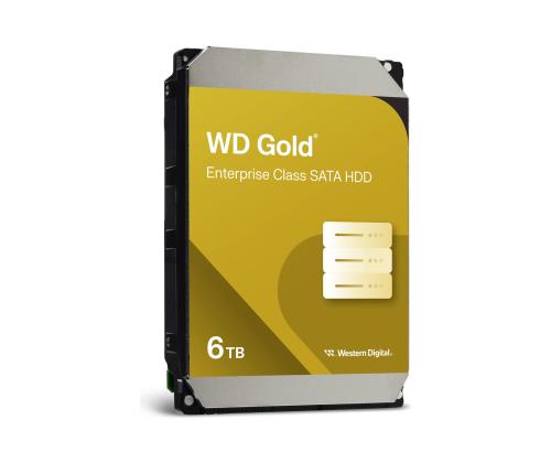 WD Gold 6TB SATA 6Gb/s 3,5 tuuman kiintolevyasemat