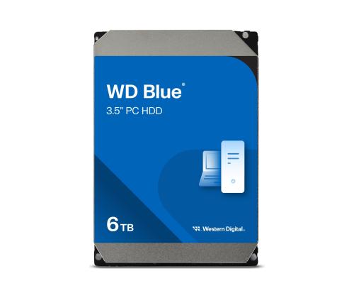 WD Blue 6TB SATA 3,5 tuuman PC 6 Gb/s -kiintolevyasema