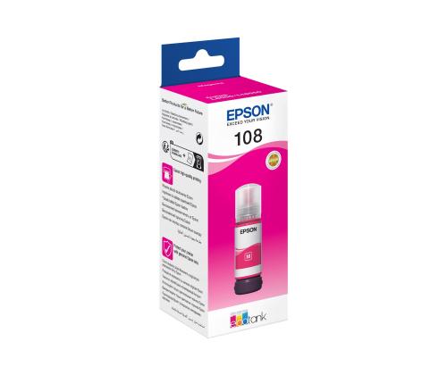 EPSON 108 EcoTank Magenta mustepullo