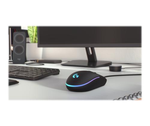 LOGI G203 LIGHTSYNC -pelihiiri musta