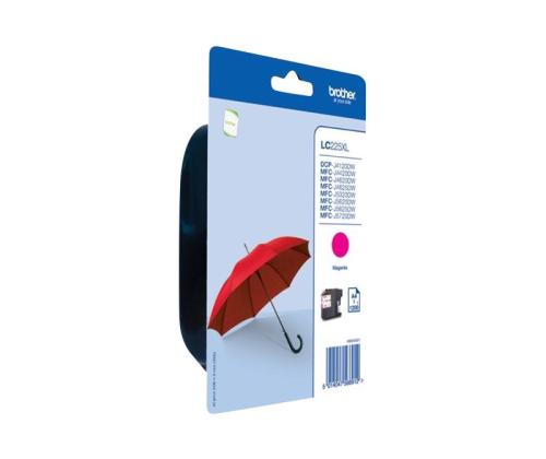 BROTHER LC225XLM mustetta magenta 1200 sivua
