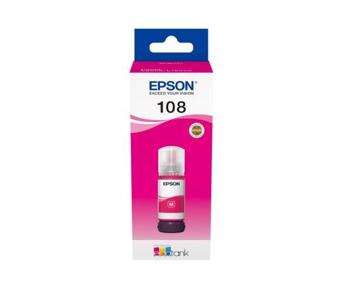EPSON 108 EcoTank Magenta mustepullo