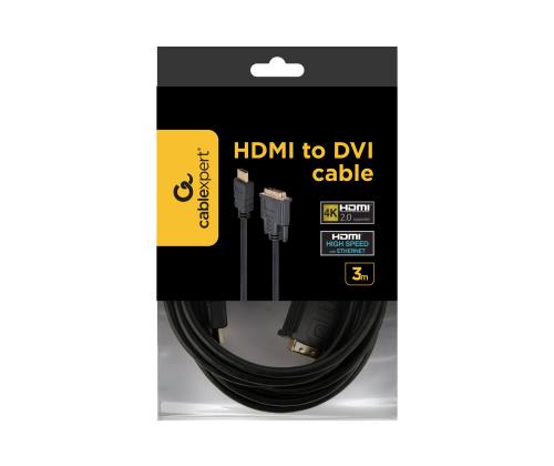 GEMBIRD CC-HDMI-DVI-10 Gembird HDMI-DVI:ksi
