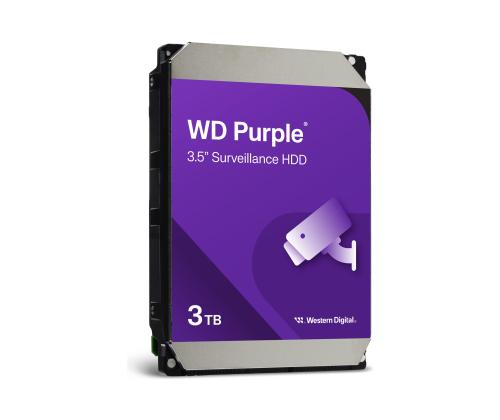 WD Purple 3TB SATA 3,5 tuuman kiintolevyasema