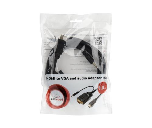 GEMBIRD A-HDMI-VGA-03-6 Gembird HDMI liittimeen