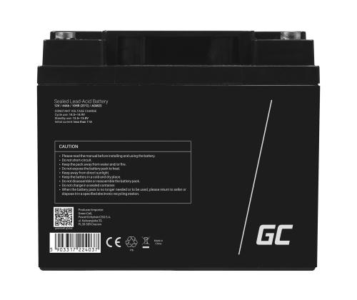 GREEN CELL akku AGM 12V 44 Ah