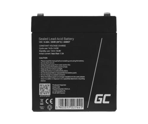 GREENCELL Akku AGM 12V 5Ah
