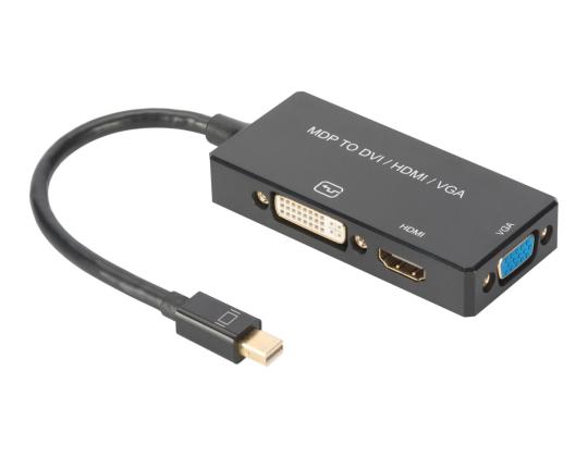 ASSMANN Mini DisplayPort 1in3 -muunnin