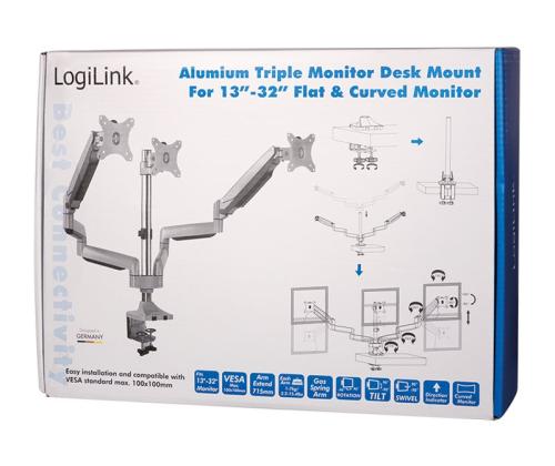LOGILINK BP0052 LOGILINK - Kolminkertainen alumiini