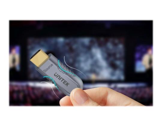 UNITEK C11028DGY optinen kaapeli HDMI 60m