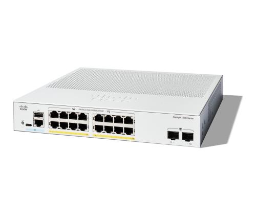 CISCO Catalyst 1300 16-porttinen GE PoE 2x1G (16 porttia)