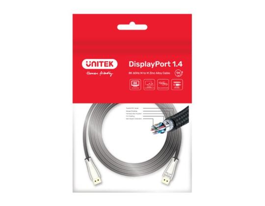 UNITEK DisplayPort-kaapeli 1.4 8K60Hz