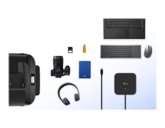 I-TEC USB-C Dual Display -telakointiasema