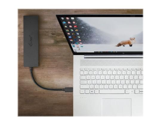 I-TEC USB-C metallikeskitin 2xUSB 3.0 2xUSB-C