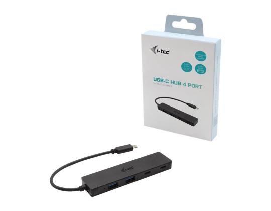 I-TEC USB-C metallikeskitin 2xUSB 3.0 2xUSB-C