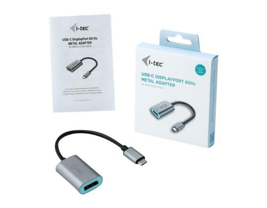 I-TEC USB C Metal DP 4K 60Hz -sovitin