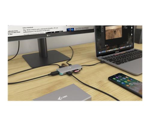 I-TEC USB C MetalNanoDock 4K HDMI+PD 60W