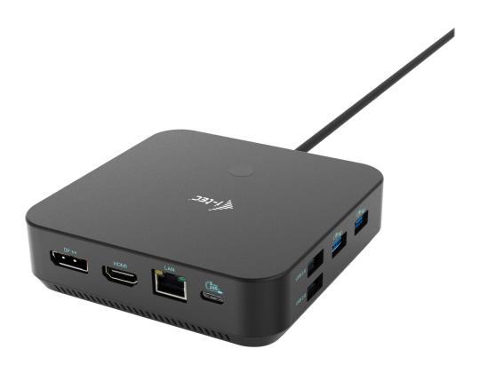 I-TEC USB-C HDMI Dual DP -telakointiasema