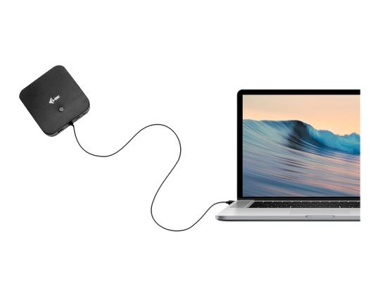 I-TEC USB-C HDMI Dual DP -telakointiasema