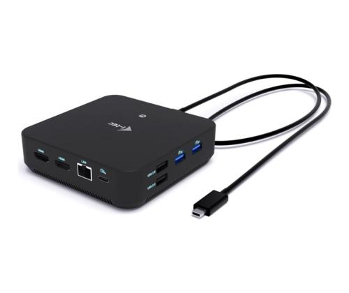 I-TEC USB-C DP Dual HDMI DS + laturi