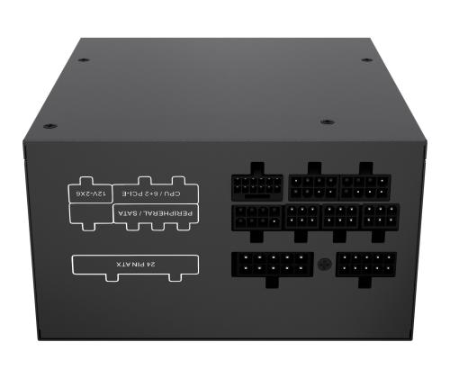 GEMBIRD Virtalähde 750W aktiivinen PF