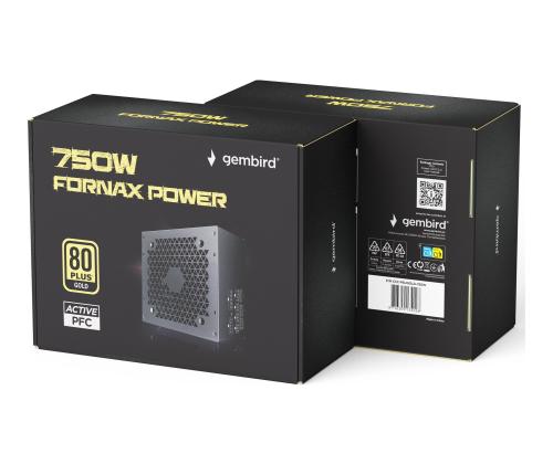 GEMBIRD Virtalähde 750W aktiivinen PF