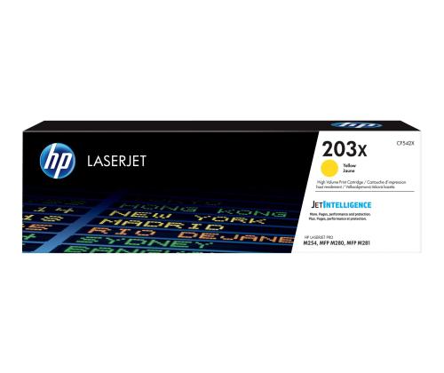 HP 203X Alkuperäinen keltainen LaserJet-toneri