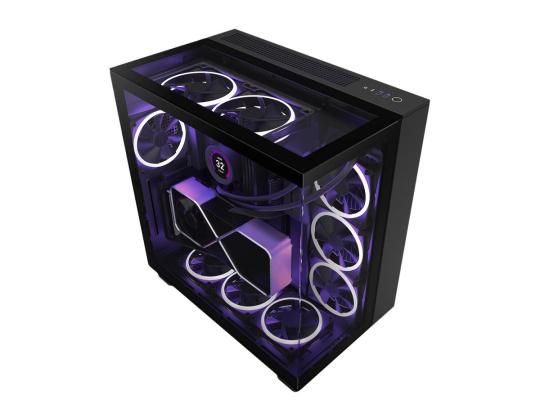 NZXT PC kotelo H9 Elite ikkuna musta