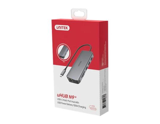 UNITEK Hub USB-C 3xUSB 3.1 PD Hdmi SD