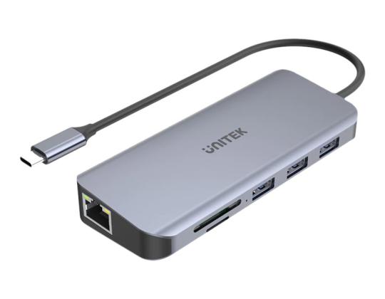 UNITEK Hub USB-C 3xUSB 3.1 PD Hdmi SD