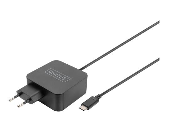 DIGITUS kannettavan tietokoneen laturi USB-C Virtalähde