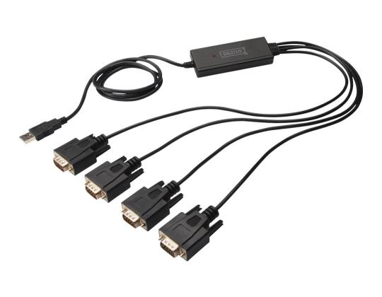 DIGITUS USB 2.0 - RS232x4 -kaapeli