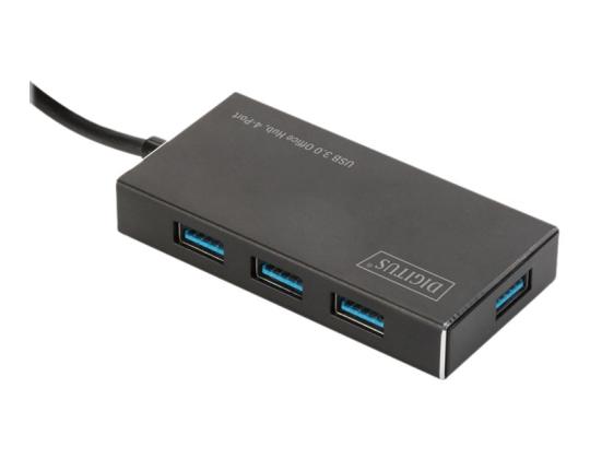 DIGITUS USB 3.0 Office Hub 4-portti