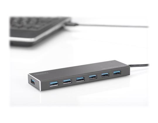 DIGITUS USB 3.0 Office Hub 7-portti