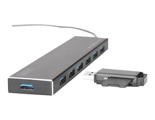 DIGITUS USB 3.0 Office Hub 7-portti