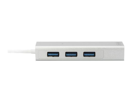 DIGITUS USB3.0 3-porttinen HUB&GLAN-sovitin