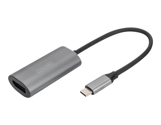 DIGITUS USB-C - DP-sovitin 20cm 8K