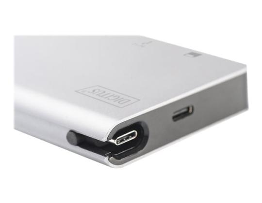 DIGITUS USB Multiport Travel Dock 8-porttinen