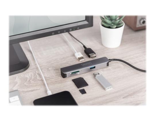 DIGITUS USB-C -telakka 4K/30Hz