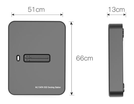 GEMBIRD Desktop USB Type-C M.2 SATA NVME