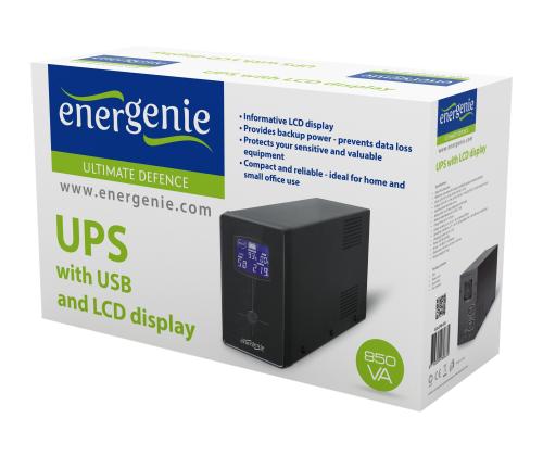 GEMBIRD UPS LCD-näytöllä 850VA