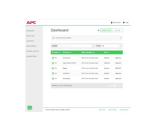 APC 1-UPS Standard 1Y suunnitelma Smart Connect