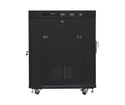 LANBERG-hyllykaappi 15U 600x800 lasinen