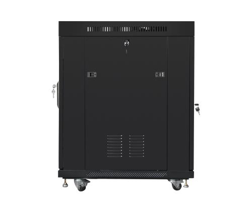 LANBERG-hyllykaappi 15U 600x800 lasinen