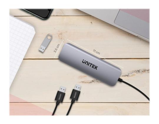 UNITEK Hub Active USB-C 4X USB 3.1 Gen1