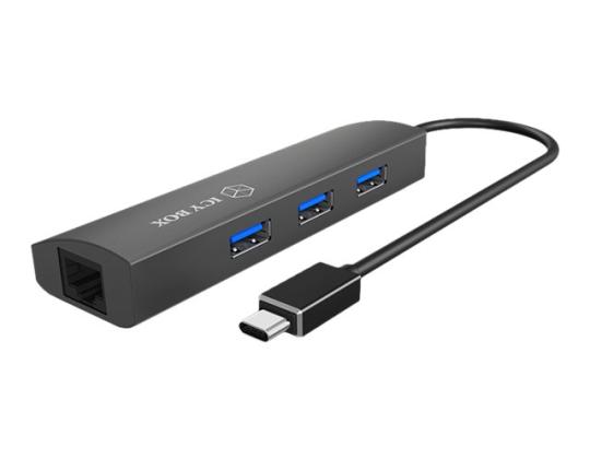 ICYBOX IB-HUB1406-C IcyBox 3x USB 3 -portti