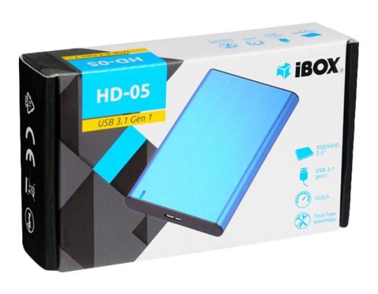 IBOX HD-05 -kotelo HDD 2,5 tuuman USB:lle