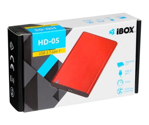 IBOX HD - 05 HDD-kiintolevykotelo 2,5" USB-portti
