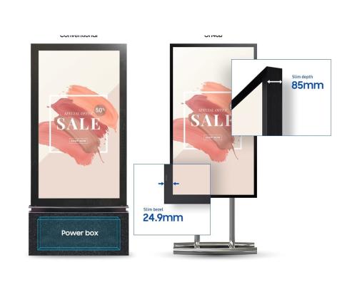 SAMSUNG OH24B 24-tuumainen FHD LCD-ulkokäyttöön tarkoitettu ulkokäyttöön tarkoitettu näyttö